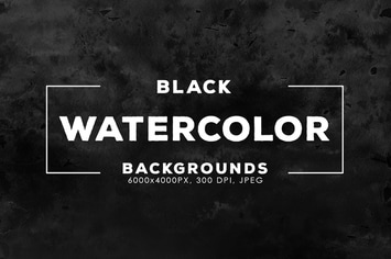 Black Watercolor Backgrounds