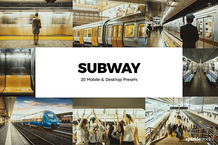 20 Subway Lightroom Presets & LUTs