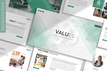 Values - Digital Creative Prensentation Template