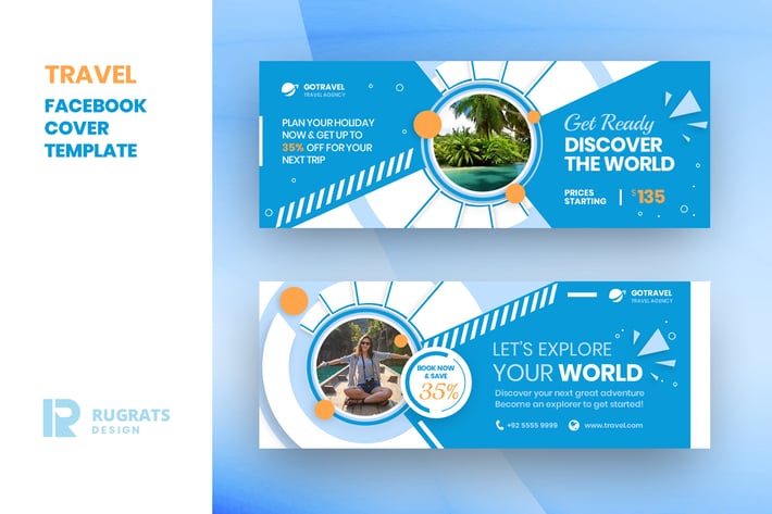 Travel R1 Facebook Cover Template