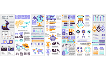 Travel Infographics Design Template