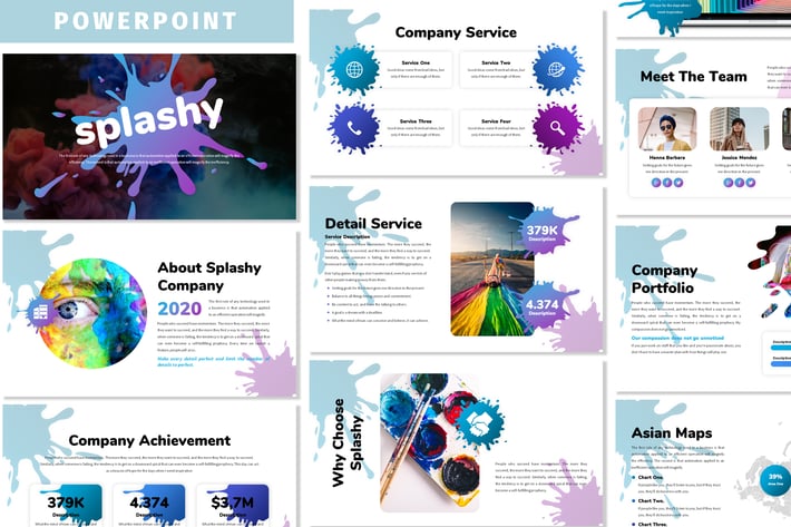 Splashy - Business Powerpoint Template