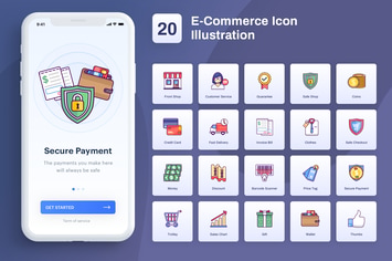 Ecommerce - Icon Illustration 