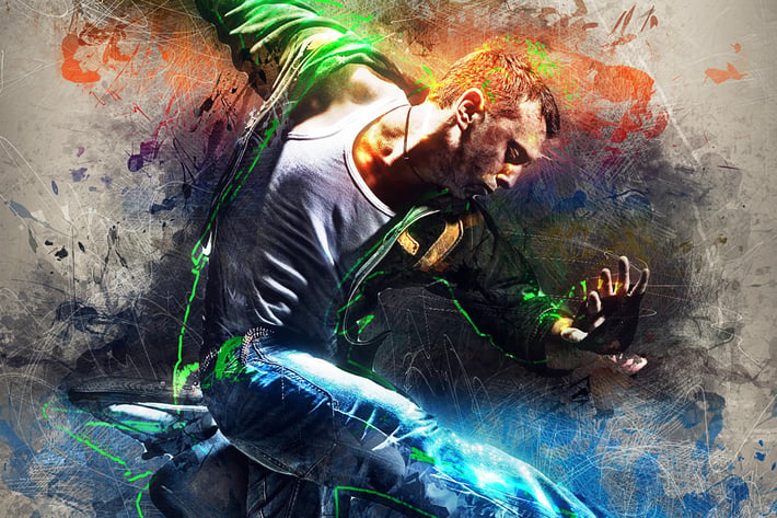 Grunge Photoshop Action