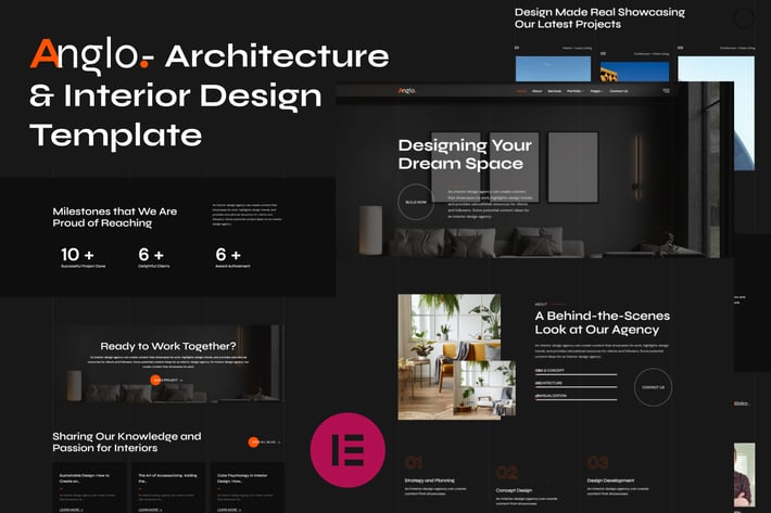Anglo - Architecture & Interior Design Elementor T