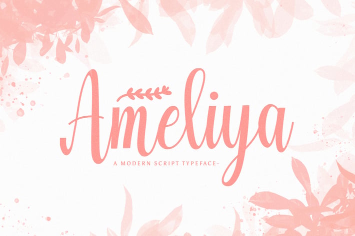 Amelya - Handwritten Font