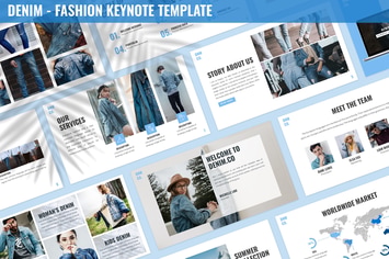 Denim - Fashion Keynote Template