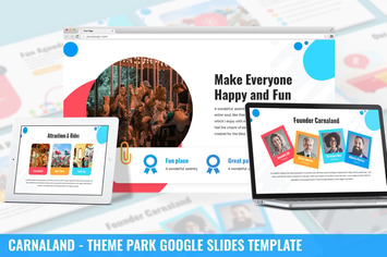 Carnaland - Theme Park Google Slides Template