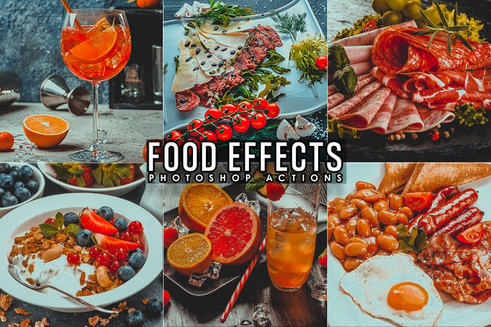 9 Food Blogger Photoshop Actions