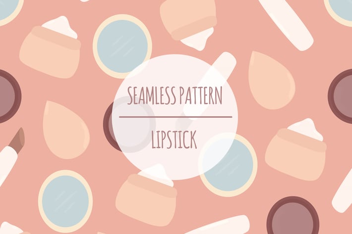 Lipstick – Seamless Pattern