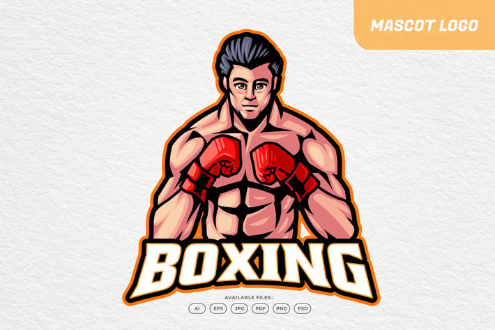 Boxing Athlete Logo
