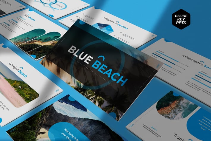 Blue Beach - Presentation Template