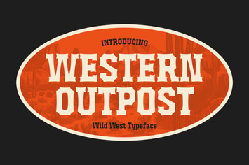 Western Outpost - Wild West Inspired Typeface