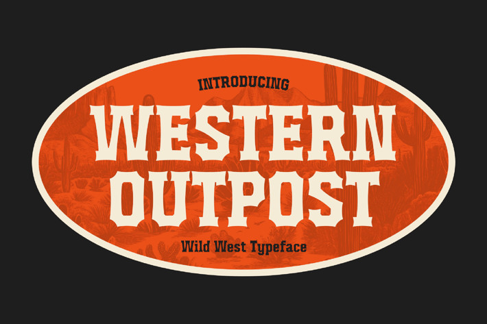 Western Outpost - Wild West Inspired Typeface