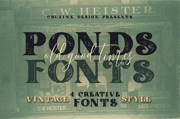 Ponds Typeface