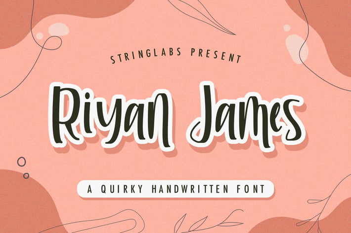 Riyan James - Quirky Display Font