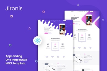 Jironis - React Next App Landing Page Template