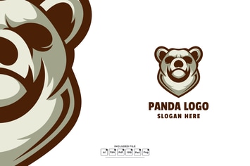 Panda Logo Design Template