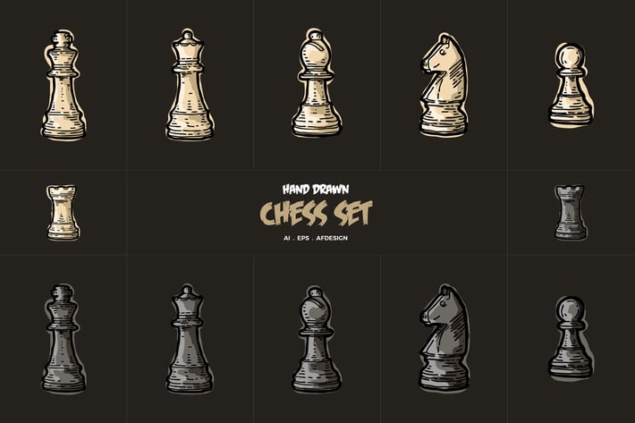 Hand Drawn Chess Collections