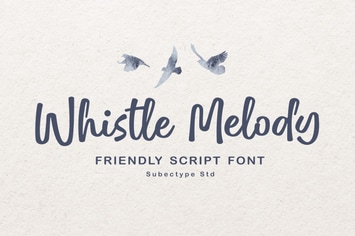 Whistle Melody - Fun Handwritten Font