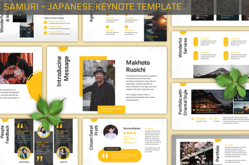 Samuri - Japanese Keynote Template