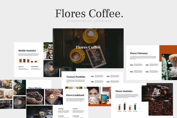 Flores - Coffee Keynote Template