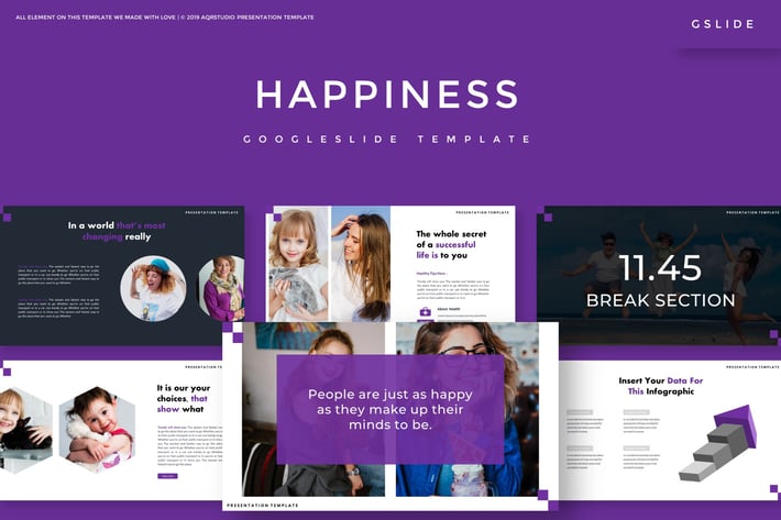 Happines - Google Slides Template