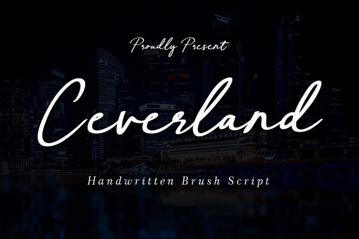 Ceverland - Brush Script Font