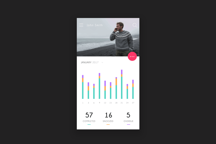 App Report / Stats Screen