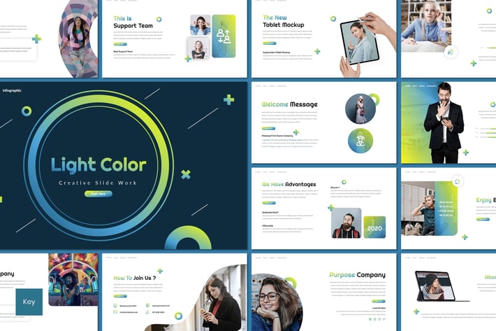Light Color - Creative Keynote Template