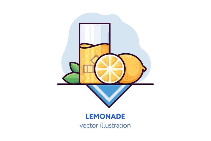 Lemonade vector illustration