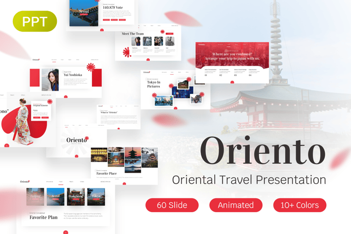 Oriento Oriental PowerPoint Template