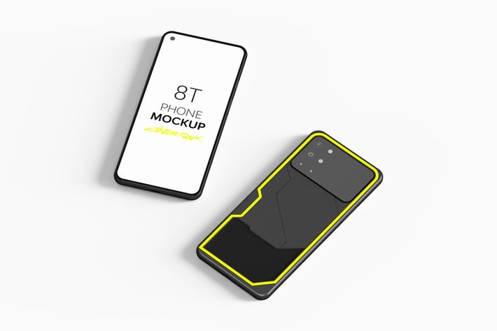 8T Cyberpunk Phone Mockup
