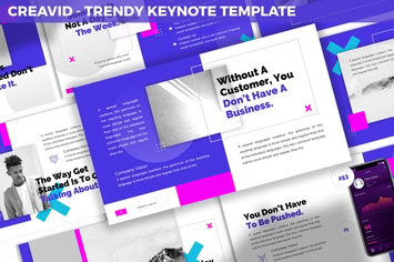 Creavid - Trendy Keynote Template