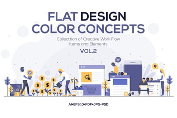 Modern Flat design people and Business concepts 2