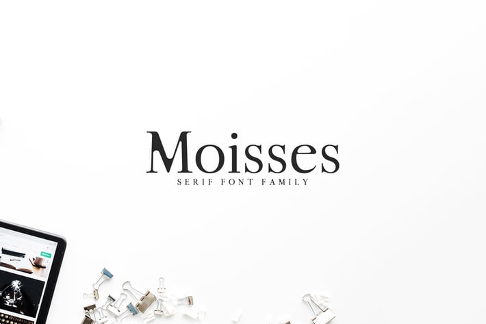 Moisses Serif Font Family Pack