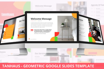 Tanhaus - Geometric Google Slides Template