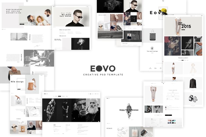 EOVO - Creative PSD template