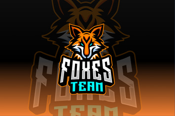 Foxes Sport and Esport Logo Template