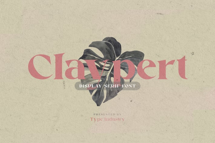 Claypert - Logo Font