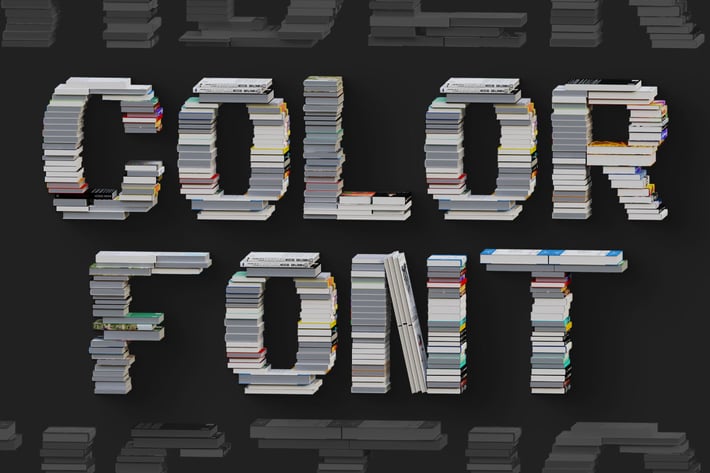 Books - Color SVG Font