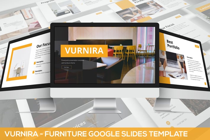Vurnira - Furniture Google Slides Template