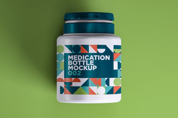 Medication Bottle Mockup 002