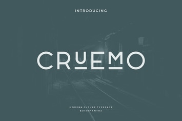 Cruemo - Modern Display Font