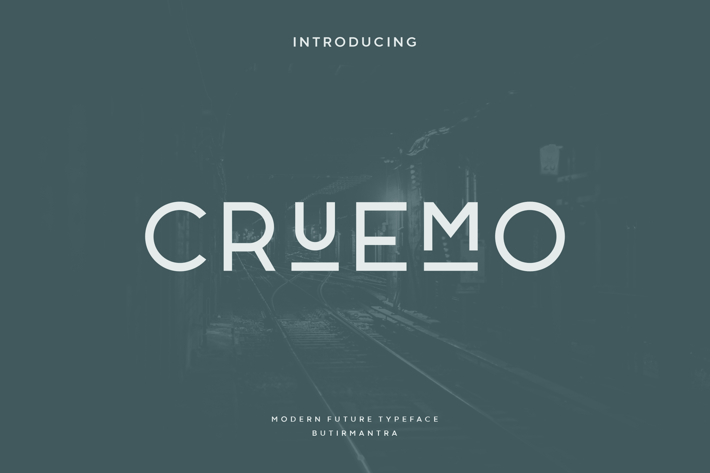 Cruemo - Modern Display Font