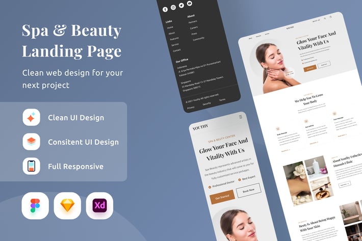 Spa & Beauty Landing Page