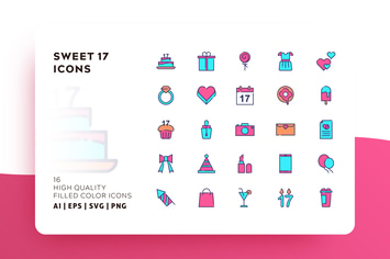 AWR SWEET 17 FILLED COLOR