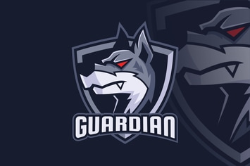 Mascot Dog Sport Logo Design