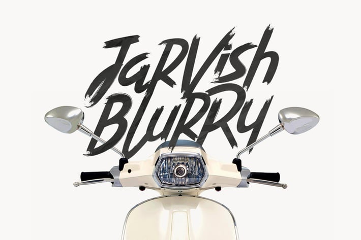 Jarvish Blurry Typeface