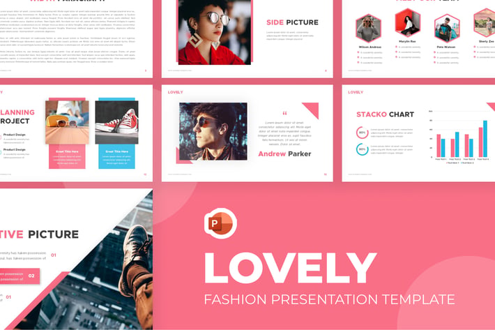 Lovely Fashion Powerpoint Template